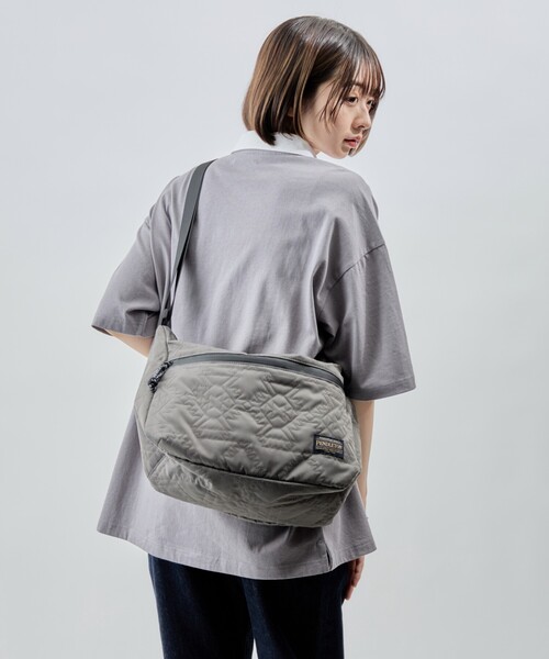 pendleton 【ペンドルトン】別注 巾着 ショルダーバッグ グレー 完売 FREAK'S STORE（フリークスストア）の「【限定展開】PENDLETON