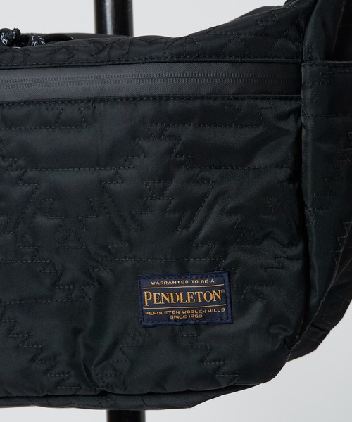 PENDLETON（ペンドルトン）の「PENDLETON/ペンドルトン 別注インディアンステッチショルダーバッグ(限定展開) (UNISEX)（ショルダーバッグ・メンズ・グレー/ブラック・FREE）」の12枚目の写真