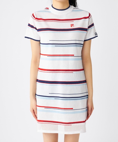 FILA GOLF(フィラゴルフ )の「ニットワンピース(ワンピース・レディース・ライム/レッド/ネイビー/ブルー・MEDIUM/LARGE/X-LARGE)」の22枚目の写真