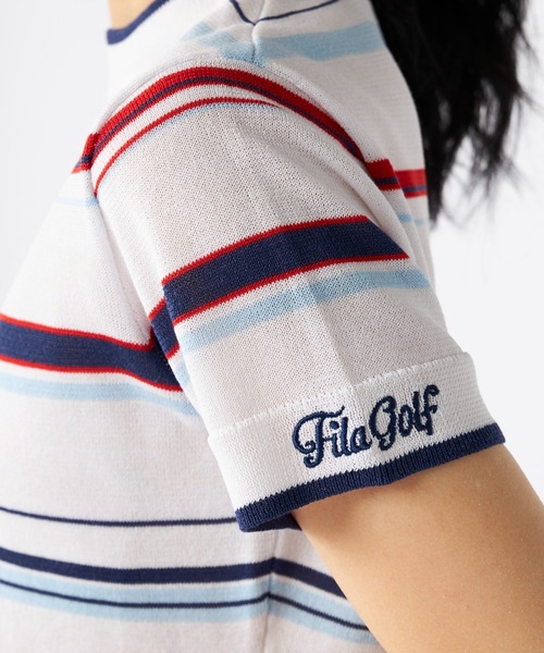 FILA GOLF(フィラゴルフ )の「ニットワンピース(ワンピース・レディース・ライム/レッド/ネイビー/ブルー・MEDIUM/LARGE/X-LARGE)」の18枚目の写真
