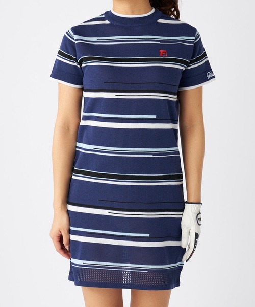 FILA GOLF(フィラゴルフ )の「ニットワンピース(ワンピース・レディース・ライム/レッド/ネイビー/ブルー・MEDIUM/LARGE/X-LARGE)」の10枚目の写真