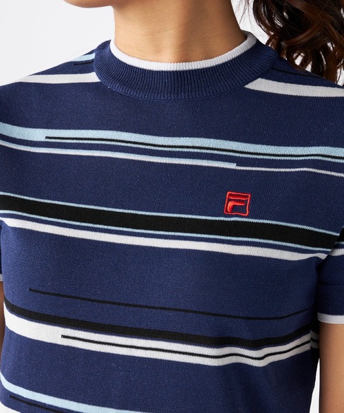FILA GOLF(フィラゴルフ )の「ニットワンピース(ワンピース・レディース・ライム/レッド/ネイビー/ブルー・MEDIUM/LARGE/X-LARGE)」の7枚目の写真