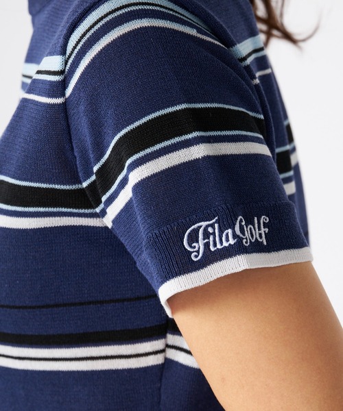 FILA GOLF(フィラゴルフ )の「ニットワンピース(ワンピース・レディース・ライム/レッド/ネイビー/ブルー・MEDIUM/LARGE/X-LARGE)」の6枚目の写真