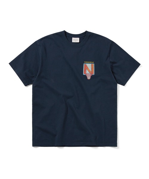 【THISISNEVERTHAT】N バスケットボールフープTシャツ ネイビ セール】N Basketball Hoop Tee(Tシャツ/カットソー