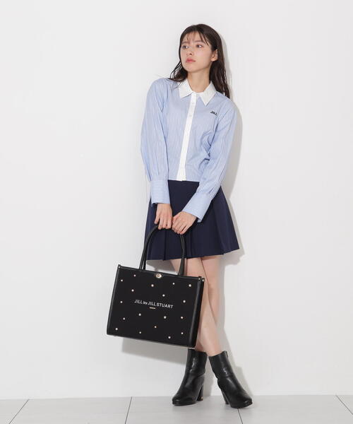 JILL by JILL STUART(ジルバイジルスチュアート)の「classy ロゴトートバッグ(トートバッグ・レディース・ホワイト/ブラック・FREE)」の20枚目の写真