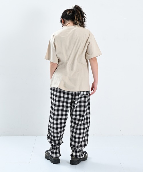 MARKEY'S(マーキーズ)の「【YUKI HORIMOTO】別注プリントTシャツ/おとな(Tシャツ/カットソー・レディース・ベージュ/グレー/ホワイト・160cm/180cm/170cm)」の9枚目の写真