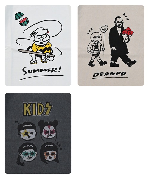 MARKEY'S(マーキーズ)の「【YUKI HORIMOTO】別注プリントTシャツ/おとな(Tシャツ/カットソー・レディース・ベージュ/グレー/ホワイト・160cm/180cm/170cm)」の13枚目の写真