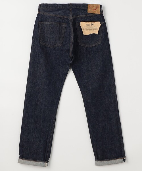 orSlow（オアスロウ）の「Orslow/オアスロウ MODEL 66 1966s STANDARD DENIM PANTS（デニムパンツ・メンズ・ネイビー・1/2/3）」の2枚目の写真