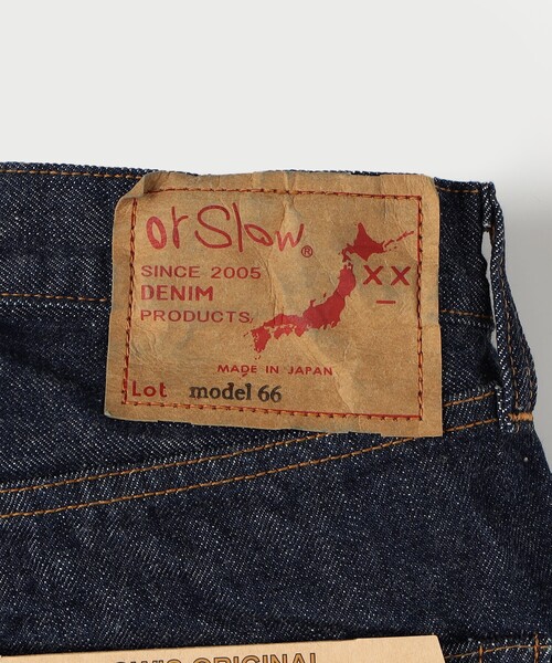 orSlow（オアスロウ）の「Orslow/オアスロウ MODEL 66 1966s STANDARD DENIM PANTS（デニムパンツ・メンズ・ネイビー・1/2/3）」の8枚目の写真