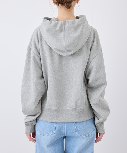 ROPE' PICNIC（ロペピクニック）の「アソートロゴ刺繍裏毛フーディー（パーカー・レディース・グレー系その他/オフホワイト/ネイビー/ピンク・38）」の18枚目の写真