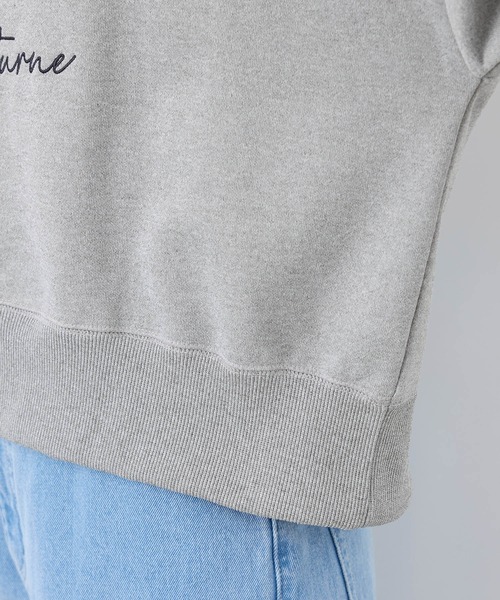 ROPE' PICNIC（ロペピクニック）の「アソートロゴ刺繍裏毛フーディー（パーカー・レディース・グレー系その他/オフホワイト/ネイビー/ピンク・38）」の14枚目の写真