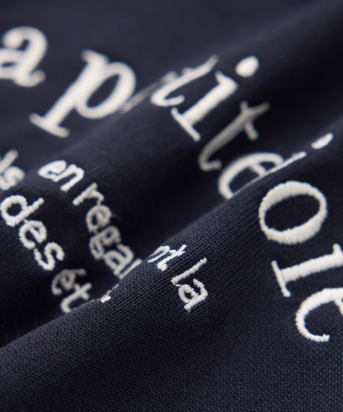 ROPE' PICNIC（ロペピクニック）の「アソートロゴ刺繍裏毛フーディー（パーカー・レディース・グレー系その他/オフホワイト/ネイビー/ピンク・38）」の9枚目の写真