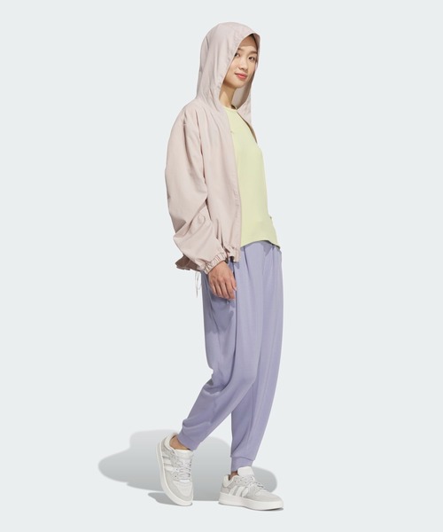 adidas（アディダス）の「Lux AC ウーブンジャケット / アディダス adidas（ナイロンジャケット・レディース・ピンク/ブラック・SMALL/MEDIUM/LARGE/XX-LARGE/X-LARGE）」の6枚目の写真