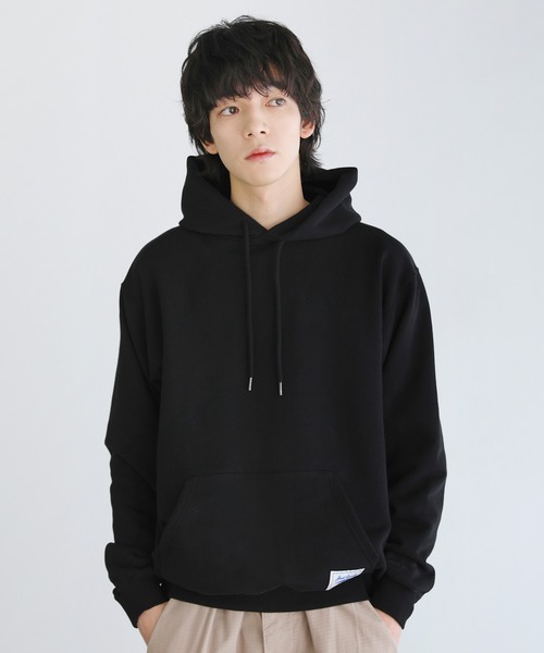 JACK PURCELL(ジャックパーセル)の「CONVERSE JACK PURCELL コーマ裏毛長袖プルパーカー(パーカー・メンズ・ブルー/グレー/ブラック・S/L/M)」の2枚目の写真