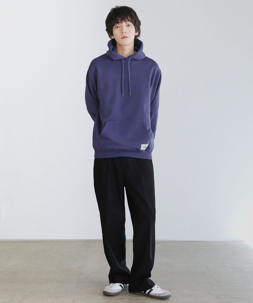 JACK PURCELL(ジャックパーセル)の「CONVERSE JACK PURCELL コーマ裏毛長袖プルパーカー(パーカー・メンズ・ブルー/グレー/ブラック・S/L/M)」の6枚目の写真