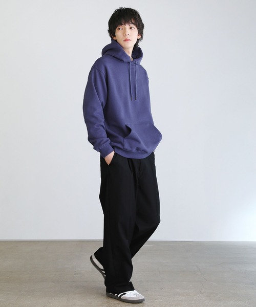 JACK PURCELL(ジャックパーセル)の「CONVERSE JACK PURCELL コーマ裏毛長袖プルパーカー(パーカー・メンズ・ブルー/グレー/ブラック・S/L/M)」の7枚目の写真