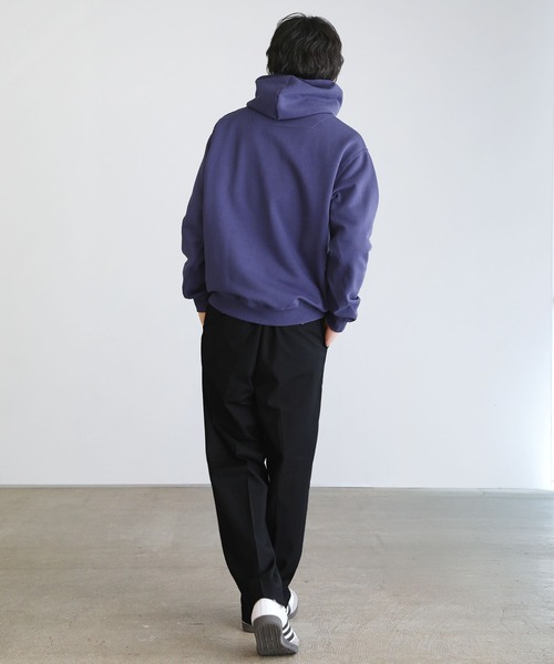 JACK PURCELL(ジャックパーセル)の「CONVERSE JACK PURCELL コーマ裏毛長袖プルパーカー(パーカー・メンズ・ブルー/グレー/ブラック・S/L/M)」の9枚目の写真