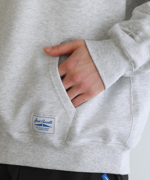 JACK PURCELL(ジャックパーセル)の「CONVERSE JACK PURCELL コーマ裏毛長袖プルパーカー(パーカー・メンズ・ブルー/グレー/ブラック・S/L/M)」の17枚目の写真