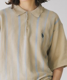 U.S. POLO ASSN./ユーエスポロアッスン ワンポイント刺繍 ニットポロシャツ メンズ 秋物 秋服 2026年秋冬