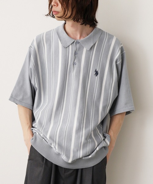 U.S. POLO ASSN.(ユーエスポロアッスン)の「U.S. POLO ASSN./ユーエスポロアッスン ワンポイント刺繍 ニットポロシャツ メンズ 秋物 秋服 2026年秋冬(ポロシャツ・メンズ・ベージュ/ブルー系/ブラック/オフホワイト/ネイビー/ベージュ系その他・LL/L/M)」の18枚目の写真