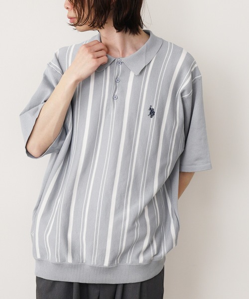 U.S. POLO ASSN.(ユーエスポロアッスン)の「U.S. POLO ASSN./ユーエスポロアッスン ワンポイント刺繍 ニットポロシャツ メンズ 秋物 秋服 2026年秋冬(ポロシャツ・メンズ・ベージュ/ブルー系/ブラック/オフホワイト/ネイビー/ベージュ系その他・LL/L/M)」の19枚目の写真