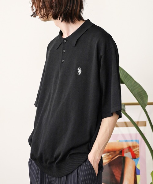 U.S. POLO ASSN.(ユーエスポロアッスン)の「U.S. POLO ASSN./ユーエスポロアッスン ワンポイント刺繍 ニットポロシャツ メンズ 秋物 秋服 2026年秋冬(ポロシャツ・メンズ・ベージュ/ブルー系/ブラック/オフホワイト/ネイビー/ベージュ系その他・LL/L/M)」の10枚目の写真