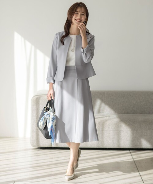 ANY SIS(エニィスィス)の「【洗える】サテン プルオーバー(Tシャツ/カットソー・レディース・ライトグレー系/ホワイト系/ネイビー系・2)」の10枚目の写真