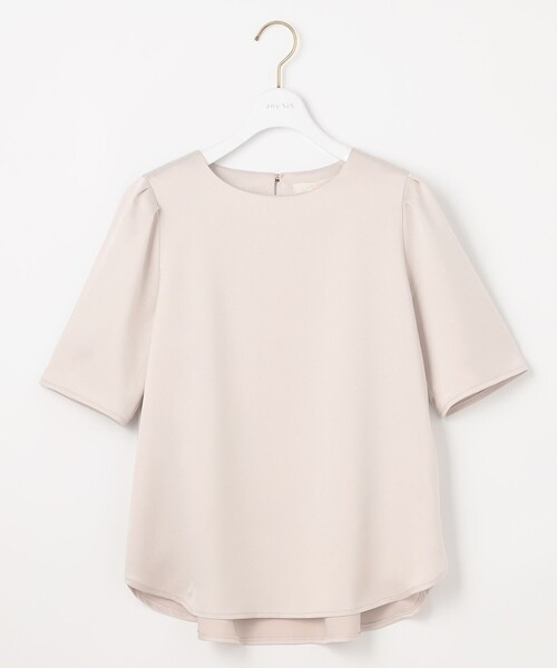 ANY SIS(エニィスィス)の「【洗える】サテン プルオーバー(Tシャツ/カットソー・レディース・ライトグレー系/ホワイト系/ネイビー系・2)」の19枚目の写真