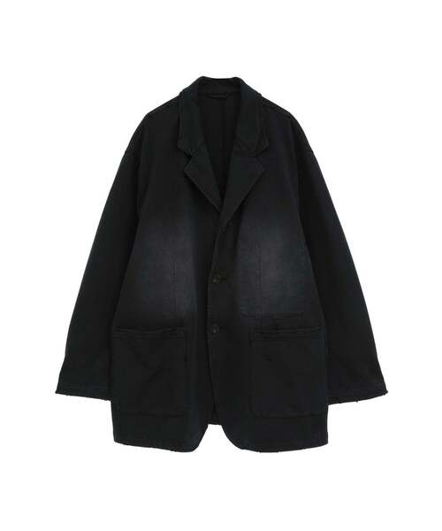 CONVERSE TOKYO ピグメントダイ ダメージ加工テーラードジャケット セール】PIGMENT DYE DISTRESSED TAILORED JACKET（テーラード
