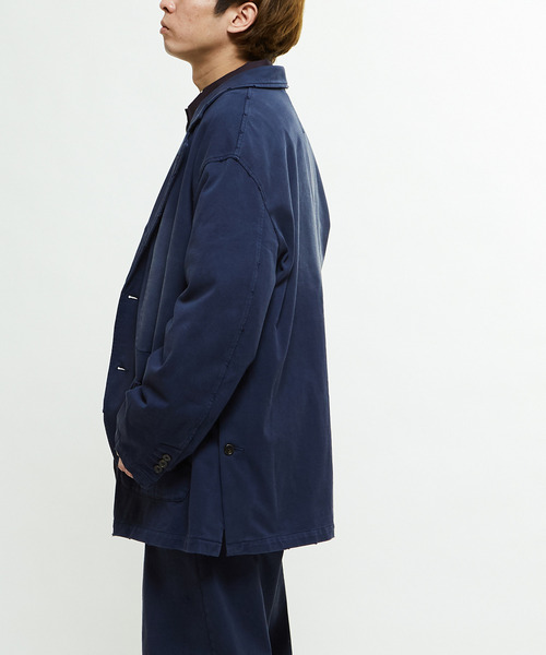 CONVERSE TOKYO ピグメントダイ ダメージ加工テーラードジャケット セール】PIGMENT DYE DISTRESSED TAILORED JACKET（テーラード