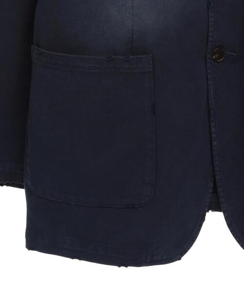 セール】PIGMENT DYE DISTRESSED TAILORED JACKET（テーラード