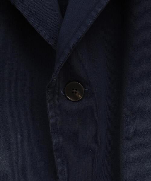 CONVERSE TOKYO（コンバーストウキョウ）の「PIGMENT DYE DISTRESSED TAILORED JACKET（テーラードジャケット・レディース・ホワイト/ネイビー/スミクロ・SMALL/MEDIUM）」の14枚目の写真