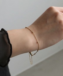 colleca la（コレカラ）の「ドットチェーン マグネットブレスレット（ブレスレット）」