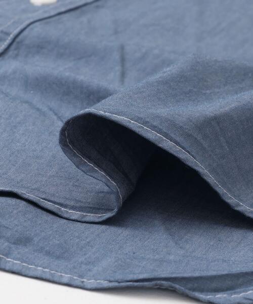 ITEMS URBANRESEARCH(アイテムズ アーバンリサーチ)の「GUNGHO シャンブレーワークシャツ(シャツ/ブラウス・メンズ・ブラック/ブルー・MEDIUM/LARGE)」の12枚目の写真