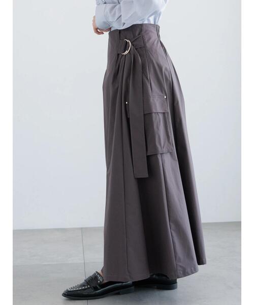 Te chichi（テチチ）の「カーゴフレアスカート（スカート・レディース・ライトベージュ/カーキ/チャコールグレー・F）」の8枚目の写真