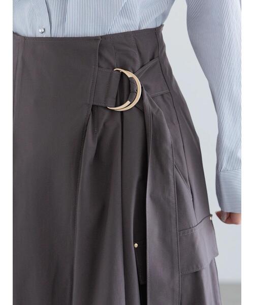 Te chichi（テチチ）の「カーゴフレアスカート（スカート・レディース・ライトベージュ/カーキ/チャコールグレー・F）」の11枚目の写真