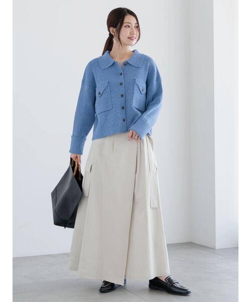 Te chichi（テチチ）の「カーゴフレアスカート（スカート・レディース・ライトベージュ/カーキ/チャコールグレー・F）」の13枚目の写真