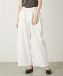 MELROSE claire | 【コットンウェザータックギャザーパンツ】(その他パンツ)