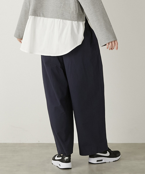 MELROSE claire（メルローズ クレール）の「【コットンウェザータックギャザーパンツ】（その他パンツ・レディース・ベージュ/オフホワイト/ダークネイビー・2/3）」の21枚目の写真