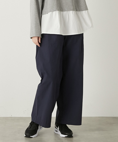 MELROSE claire（メルローズ クレール）の「【コットンウェザータックギャザーパンツ】（その他パンツ・レディース・ベージュ/オフホワイト/ダークネイビー・2/3）」の22枚目の写真