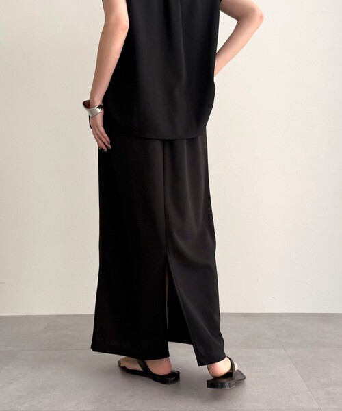 fredy emue（フレディエミュ）の「《セットアップ対応》ジョーゼットイーイジータイトスカート（スカート・レディース・チャコールグレー/ブラック・38/36）」の7枚目の写真