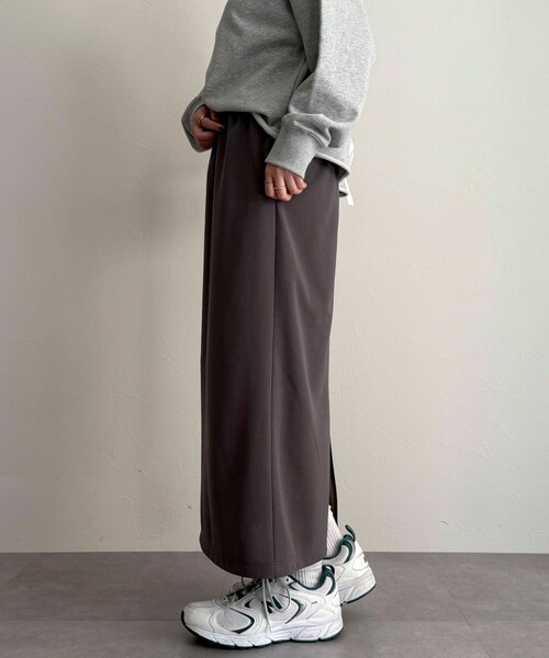 fredy emue（フレディエミュ）の「《セットアップ対応》ジョーゼットイーイジータイトスカート（スカート・レディース・チャコールグレー/ブラック・38/36）」の21枚目の写真