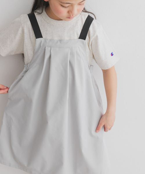 URBAN RESEARCH DOORS(アーバンリサーチドアーズ)の「『親子リンク』『UR TECH POLIsh POLI』撥水ワンピース(KIDS)(ワンピース・キッズ・チャコールグレー/カーキ/ライトグレー・105/120/135)」の5枚目の写真