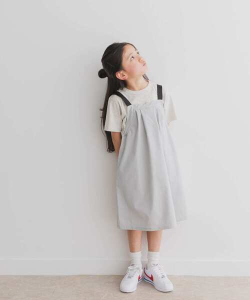 URBAN RESEARCH DOORS(アーバンリサーチドアーズ)の「『親子リンク』『UR TECH POLIsh POLI』撥水ワンピース(KIDS)(ワンピース・キッズ・チャコールグレー/カーキ/ライトグレー・105/120/135)」の6枚目の写真