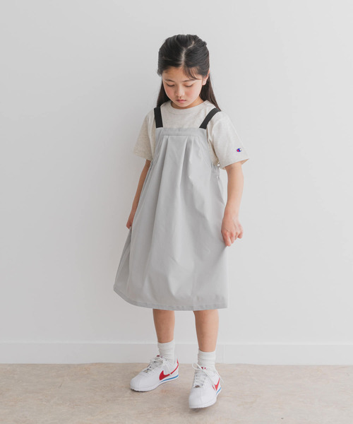 URBAN RESEARCH DOORS(アーバンリサーチドアーズ)の「『親子リンク』『UR TECH POLIsh POLI』撥水ワンピース(KIDS)(ワンピース・キッズ・チャコールグレー/カーキ/ライトグレー・105/120/135)」の7枚目の写真
