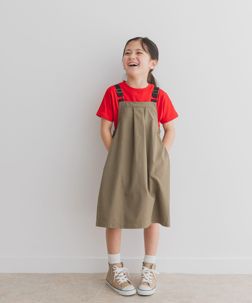 URBAN RESEARCH DOORS(アーバンリサーチドアーズ)の「『親子リンク』『UR TECH POLIsh POLI』撥水ワンピース(KIDS)(ワンピース・キッズ・チャコールグレー/カーキ/ライトグレー・105/120/135)」の12枚目の写真
