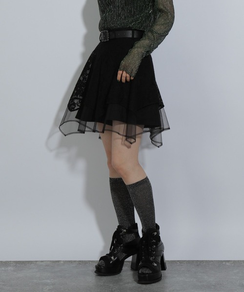 HARE(ハレ)の「レースレイヤースカパン(HARE)(その他パンツ・レディース・ブラック/ホワイト・FREE)」の16枚目の写真