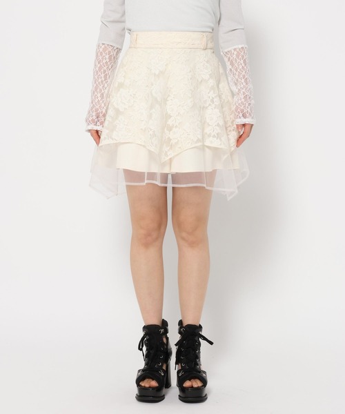 HARE(ハレ)の「レースレイヤースカパン(HARE)(その他パンツ・レディース・ブラック/ホワイト・FREE)」の12枚目の写真