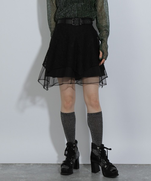 HARE(ハレ)の「レースレイヤースカパン(HARE)(その他パンツ・レディース・ブラック/ホワイト・FREE)」の19枚目の写真