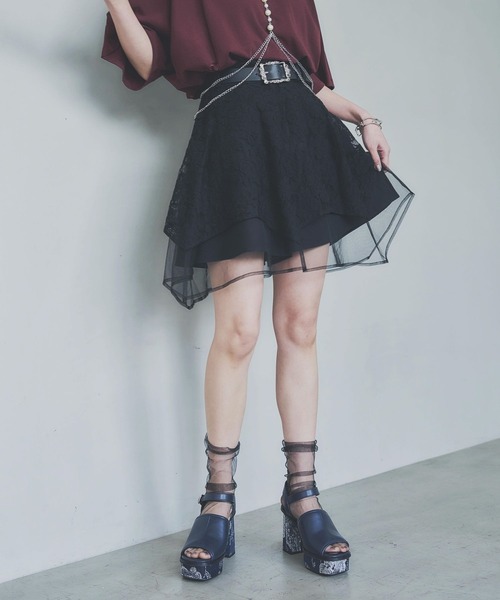 HARE レースレイヤースカパン セール】レースレイヤースカパン(HARE)（その他パンツ）｜HARE